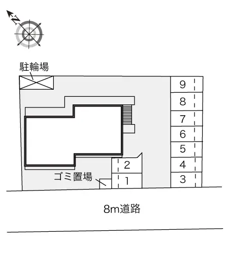 ★手数料０円★彦根市正法寺町 月極駐車場